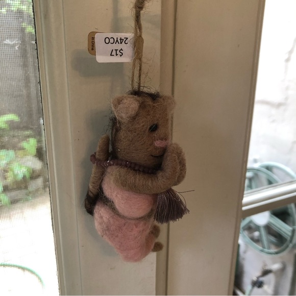 NWT Cat Ballerina ornament felted holiday decor - Picture 2 of 2